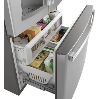 GE Profile 36" 22.1 cu.ft. Fingerprint Resistant Stainless Steel Counter Depth French Door Refrigerator with AutoFill - Energy Star — thumbnail 2