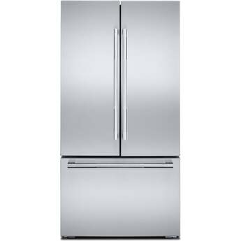 Jenn Air 36 Inch Stainless Steel French Door Refrigerator With External Dispenser: Stainless Steel — thumbnail 2