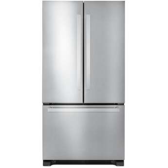 Jenn Air JFFCF72DKM NOIR 36 Inch 21.89 Cu. Ft. Counter Depth French Door Refrigerator: Stainless Steel Finish