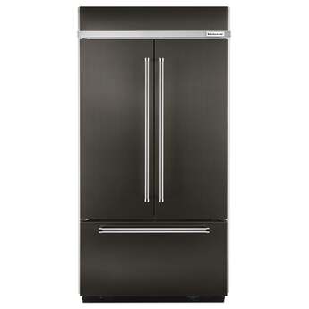Kitchen Aid KitchenAid 42" 24.2 cu. ft. Black Stainless Steel Built-In Frost Free French Doo