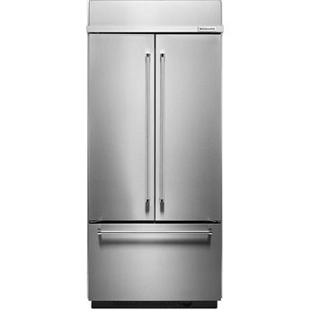 Kitchen Aid KitchenAid 36" 20.8 cu. ft. Stainless Steel Built-In French Door Refrigerator wi