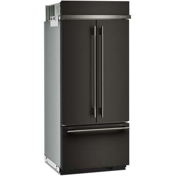 KitchenAid French Door (3 Door) Built In Refrigerator With Non Dispenser 36 In Wide And Stainless Steel With PrintShield Finish Color: Black Ore — thumbnail 10