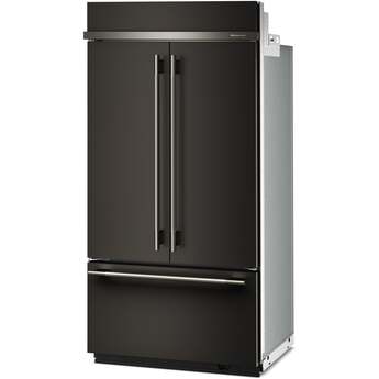 KitchenAid French Door (3 Door) Built In Refrigerator With Non Dispenser 42 In Wide And Stainless Steel With PrintShield Finish Color: Black Ore — thumbnail 14