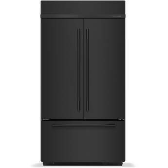 KitchenAid French Door (3 Door) Built In Refrigerator With Non Dispenser 42 In Wide And Stainless Steel With PrintShield Finish Color: Black Ore — thumbnail 5