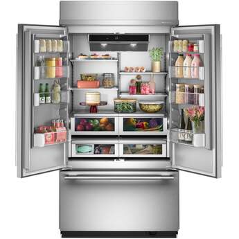 KitchenAid French Door (3 Door) Built In Refrigerator With Non Dispenser 42 In Wide And Stainless Steel With PrintShield Finish Color: Stainless Steel with PrintShield Finish — thumbnail 11
