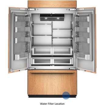 KitchenAid 24.2 Cu. Ft. 42" Built-In Panel-Ready French Door Bottom Mount Refrigerator with Platinum Interior: Panel Ready — thumbnail 2