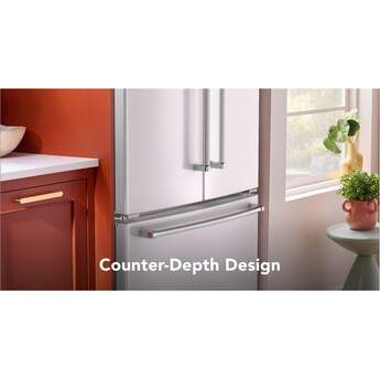KitchenAid 36 Inch Freestanding Counter-Depth French Door Refrigerator with 20 Cu. Ft. Total Capacity, Interior Water Dispenser, Ice Maker, Spill-Resistant Framed Shelves, Wood-Look Nesting Shelf, Ultra-Bright LED Lighting, ExtendFresh™ Temperature Management System and ENERGY STAR® Certified: White — thumbnail 26