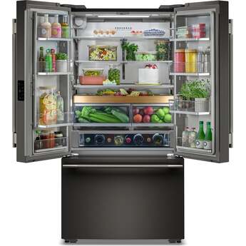 KitchenAid French Door Refrigerator With 26 Cu. Ft. Capacity Counter Depth And Stainless Steel With PrintShield Finish Color: Black Ore — thumbnail 15