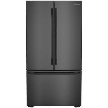 KitchenAid French Door Refrigerator With 26 Cu. Ft. Capacity Counter Depth And Stainless Steel With PrintShield Finish Color: Black Ore — thumbnail 7