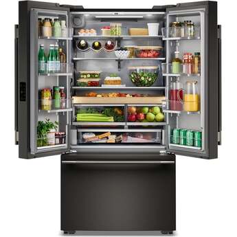 KitchenAid French Door Refrigerator With 26 Cu. Ft. Capacity Counter Depth  And Stainless Steel With PrintShield Finish Color: Black Ore — thumbnail 18