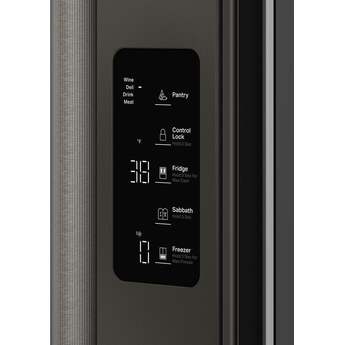 KitchenAid French Door Refrigerator With 26 Cu. Ft. Capacity Counter Depth  And Stainless Steel With PrintShield Finish Color: Black Ore — thumbnail 7