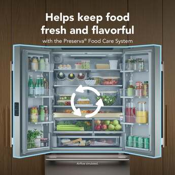 KitchenAid French Door Refrigerator With 26 Cu. Ft. Capacity Counter Depth  And Stainless Steel With PrintShield Finish Color: Juniper — thumbnail 15