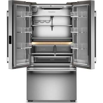 KitchenAid French Door Refrigerator With 26 Cu. Ft. Capacity Counter Depth  And Stainless Steel With PrintShield Finish Color: Stainless Steel with PrintShield Finish — thumbnail 2