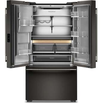 KitchenAid 36 Inch Counter-Depth French Door Refrigerator With Auto Fill: Black Ore — thumbnail 6
