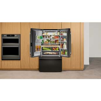 KitchenAid 36 Inch Counter-Depth French Door Refrigerator With Auto Fill: Black Ore — thumbnail 8
