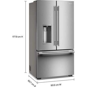 KitchenAid 36 Inch Counter-Depth French Door Refrigerator With Auto Fill: Stainless Steel — thumbnail 13