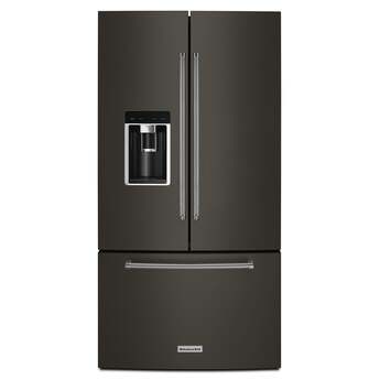 Kitchen Aid KitchenAid 36" 23.8 cu. ft. Black Stainless Steel Counter-Depth French Door Refr