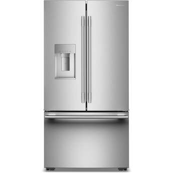 KitchenAid French Door Refrigerator With 26 Cu. Ft. Capacity Counter Depth  And Stainless Steel With PrintShield Finish Color: Stainless Steel with PrintShield Finish