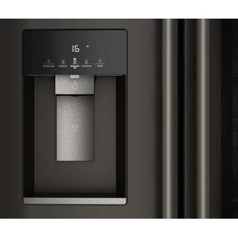 KitchenAid 36-inch, 23.33 cu. ft. smart counter-depth French Door Refrigerator: Black Ore — thumbnail 3