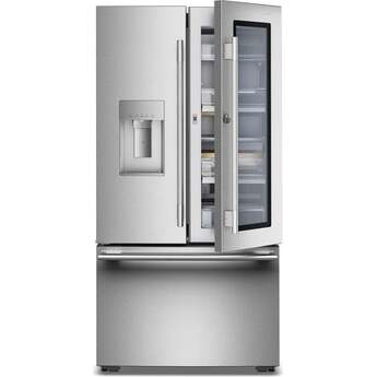 KitchenAid 36-inch, 23.33 cu. ft. smart counter-depth French Door Refrigerator: Stainless Steel — thumbnail 3