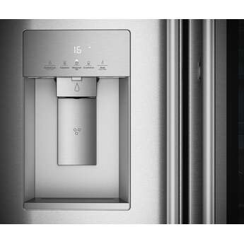 KitchenAid 36-inch, 23.33 cu. ft. smart counter-depth French Door Refrigerator: Stainless Steel — thumbnail 4