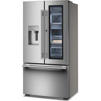 KitchenAid 36-inch, 23.33 cu. ft. smart counter-depth French Door Refrigerator: Stainless Steel — thumbnail 8