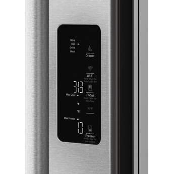 KitchenAid 36-inch, 23.33 cu. ft. smart counter-depth French Door Refrigerator: Stainless Steel — thumbnail 9