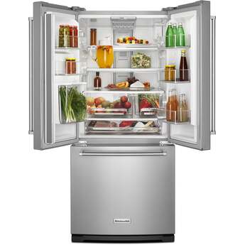 Kitchen Aid KitchenAid 30" 20 cu. ft. Stainless Steel French Door Refrigerator — thumbnail 5