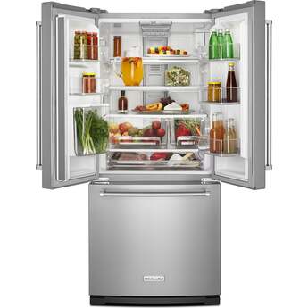 Kitchen Aid KitchenAid 30" 20 cu. ft. Stainless Steel French Door Refrigerator — thumbnail 8