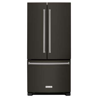 Kitchen Aid KitchenAid 33" 22 cu. ft. Black Stainless Steel French Door Refrigerator - Energ