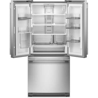 KitchenAid KRFF330SPS 20 cu. Ft. 30-Inch Width Standard Depth French Door Refrigerator PrintShield stainless — thumbnail 10