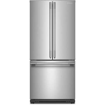 KitchenAid KRFF330SPS 20 cu. Ft. 30-Inch Width Standard Depth French Door Refrigerator PrintShield stainless — thumbnail 15