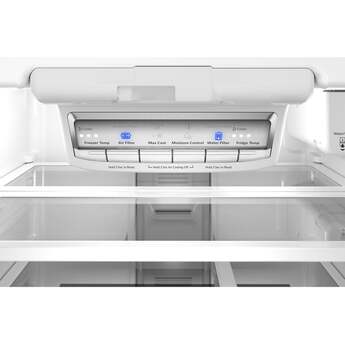 KitchenAid KRFF330SPS 20 cu. Ft. 30-Inch Width Standard Depth French Door Refrigerator PrintShield stainless — thumbnail 2
