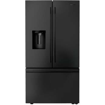 KitchenAid French Door Refrigerator With 26 Cu. Ft. Capacity Full Depth And Stainless Steel With PrintShield Finish Color: Black Ore — thumbnail 5