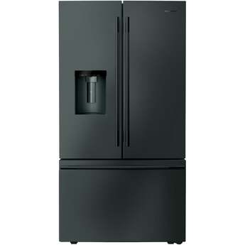 KitchenAid French Door Refrigerator With 26 Cu. Ft. Capacity Full Depth And Stainless Steel With PrintShield Finish Color: Juniper