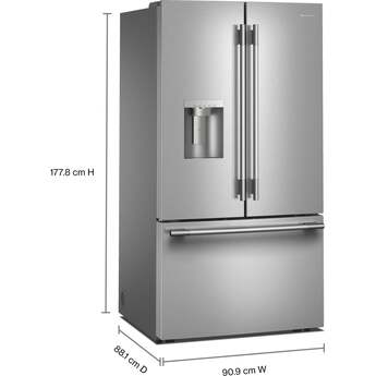 KitchenAid French Door Refrigerator With 26 Cu. Ft. Capacity Full Depth  And Stainless Steel With PrintShield Finish Color: Stainless Steel with PrintShield Finish — thumbnail 9
