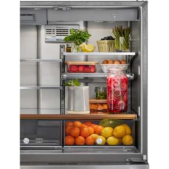KitchenAid 36 Inch French Door Refrigerator with 26.2 Cu. Ft. Capacity and Platinum Interior: Stainless Steel with PrintShield Finish — thumbnail 50