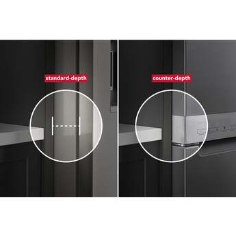 KitchenAid KRQC506MPS 36 Inch Counter Depth French Door Refrigerator — thumbnail 48