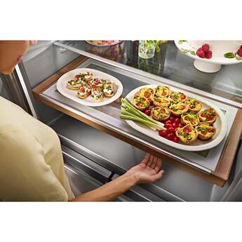 KitchenAid KRQC506MPS 36 Inch Counter Depth French Door Refrigerator — thumbnail 8