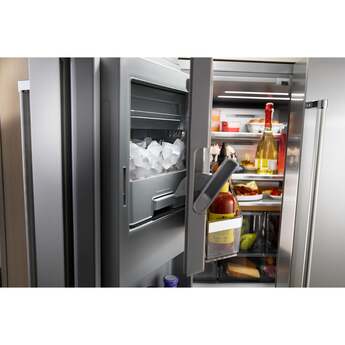KitchenAid 36 Inch Freestanding French Door Refrigerator with 19.4 Cu. Ft. Capacity, Ice and Water Dispenser, Multi-Zone Cooling System, Sabbath Mode and Energy Star® Qualified: Stainless Steel with PrintShield Finish — thumbnail 18