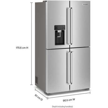 KitchenAid 36 Inch Freestanding French Door Refrigerator with 19.4 Cu. Ft. Capacity, Ice and Water Dispenser, Multi-Zone Cooling System, Sabbath Mode and Energy Star® Qualified: Stainless Steel with PrintShield Finish — thumbnail 35