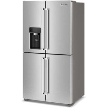 KitchenAid 36 Inch Freestanding French Door Refrigerator with 19.4 Cu. Ft. Capacity, Ice and Water Dispenser, Multi-Zone Cooling System, Sabbath Mode and Energy Star® Qualified: Stainless Steel with PrintShield Finish — thumbnail 38