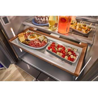 KitchenAid 36 Inch Freestanding French Door Refrigerator with 19.4 Cu. Ft. Capacity, Ice and Water Dispenser, Multi-Zone Cooling System, Sabbath Mode and Energy Star® Qualified: Stainless Steel with PrintShield Finish — thumbnail 47