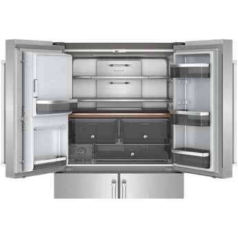 KitchenAid 36 Inch Freestanding French Door Refrigerator with 19.4 Cu. Ft. Capacity, Ice and Water Dispenser, Multi-Zone Cooling System, Sabbath Mode and Energy Star® Qualified: Stainless Steel with PrintShield Finish — thumbnail 7