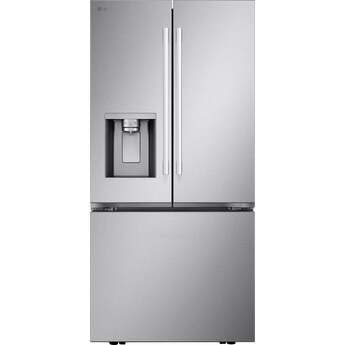 LG 20 cu.ft. 3 Door French Door, 33 Wide Counter Depth MAX, Slim In Door Ice ...