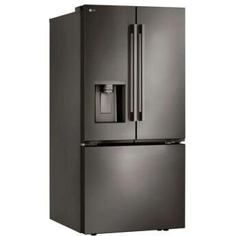 LG 33 Inch Smart French Door Refrigerator with 24.5 cu. ft. Total Capacity, Dual Ice Maker, External Ice/Water Dispenser, Door Cooling+, Sabbath Mode, and ENERGY STAR  Certified: PrintProof? Black Stainless Steel — thumbnail 23