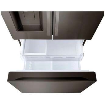 LG 33 Inch Smart French Door Refrigerator with 24.5 cu. ft. Total Capacity, Dual Ice Maker, External Ice/Water Dispenser, Door Cooling+, Sabbath Mode, and ENERGY STAR  Certified: PrintProof? Black Stainless Steel — thumbnail 25