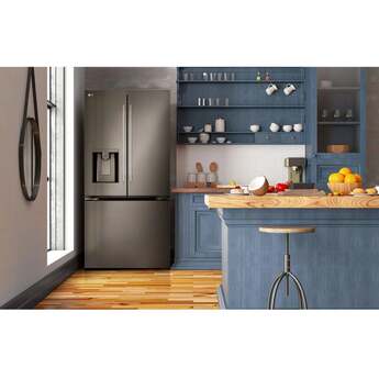 LG 33 Inch Smart French Door Refrigerator with 24.5 cu. ft. Total Capacity, Dual Ice Maker, External Ice/Water Dispenser, Door Cooling+, Sabbath Mode, and ENERGY STAR  Certified: PrintProof? Black Stainless Steel — thumbnail 28