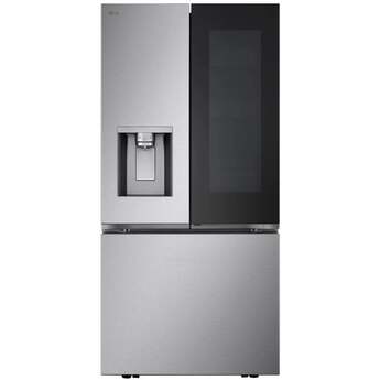 LG 31 Cu. Ft. 3 Door French Door, Instaview With Door-In-Door, And Ice And Water Dispenser, Dual Ice, Pocket Handle, Standard Depth Max: Printproof Stainless Steel — thumbnail 5