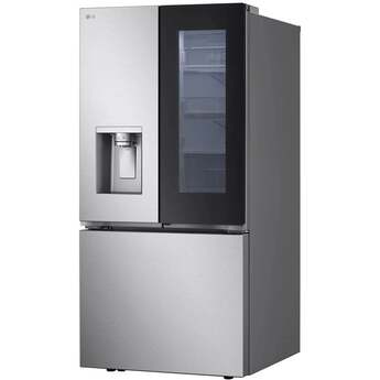 LG 31 Cu. Ft. 3 Door French Door, Instaview With Door-In-Door, And Ice And Water Dispenser, Dual Ice, Pocket Handle, Standard Depth Max: Printproof Stainless Steel — thumbnail 7